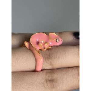 Lizard gecko chameleon reptile  ring 6.5